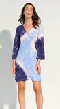 Ashley Dress - Vista Sunset Tie Dye