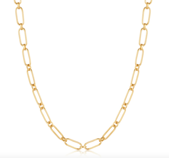 Gold Cable Connect Chunky Chain